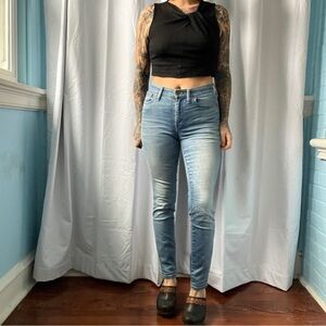 madewell high riser skinny jeans size 27
